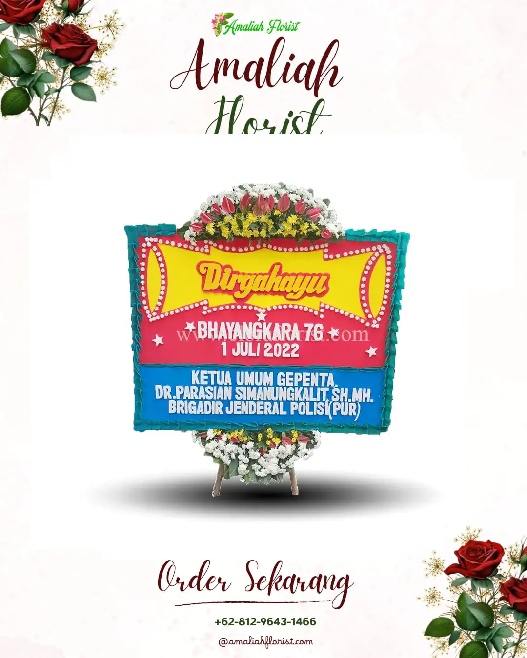 Papan Bunga HUT Ulang Tahun Mekarsari
